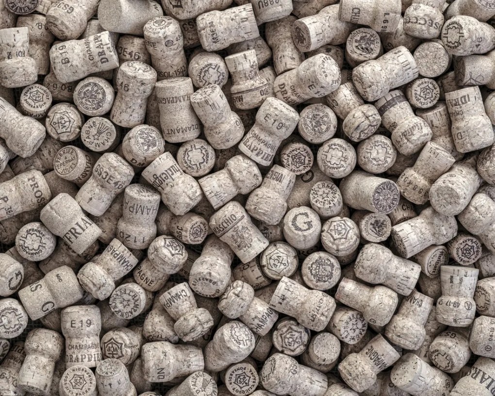 Poszter 50x40cm Pezsgős dugók, Assaf Frank