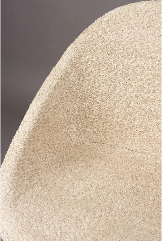 Bézs kárpitozott étkezőfotel Fenna – Dutchbone