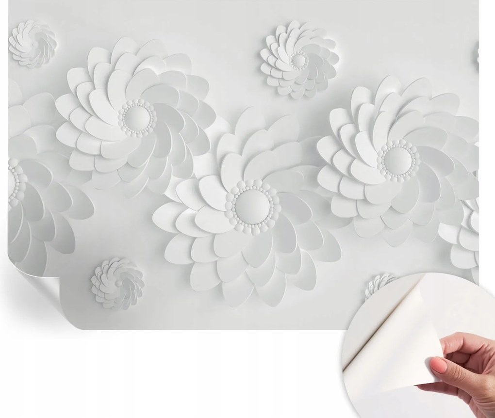 Dekoratív öntapadós fotótapéta Hálószobába Virágos elegancia 208x146