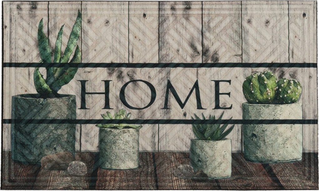 Lábtörlő Lima Succulents 45x75 cm