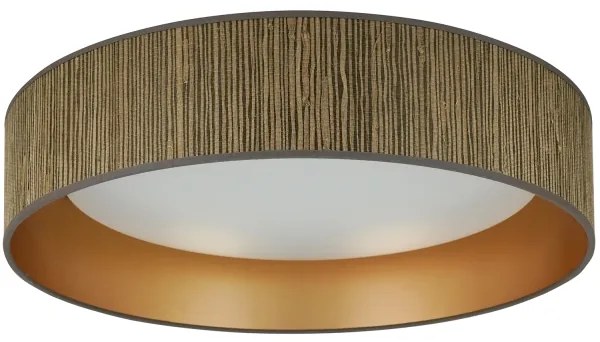 Brilagi - LED mennyezeti lámpa BOSTON ROLLER LED/24W/230V pr. 45 cm barna/arany