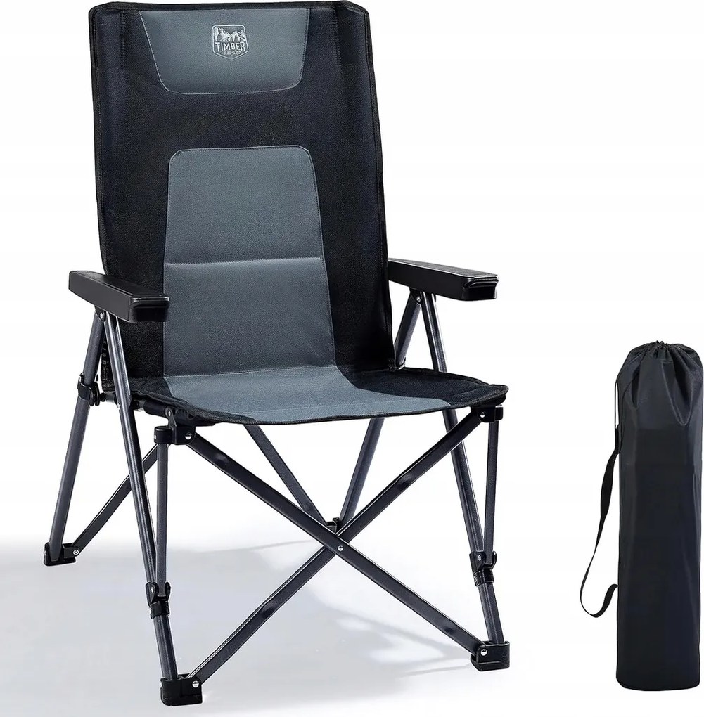 Kemping szék Napozóágy Timber Ridge Összecsukható 260kg 4 pozícióban állítható