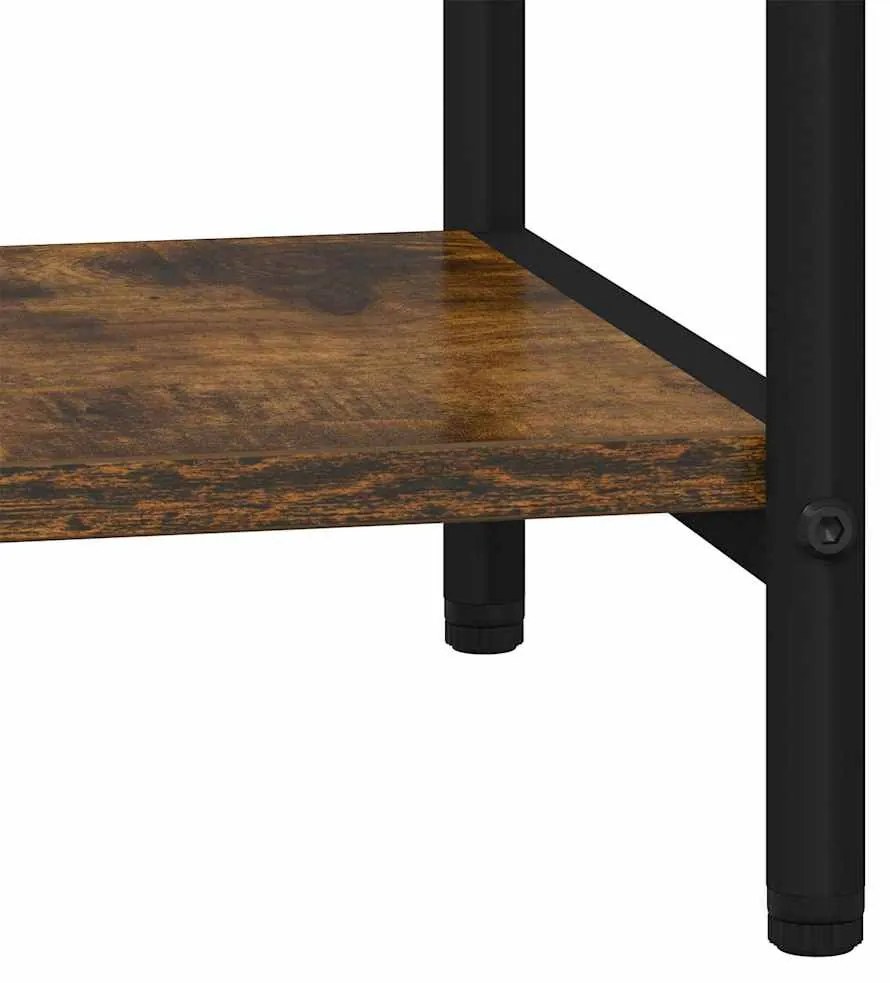 Könyvespolc Füstölt tölgy 60 x 30 x 146 cm Faanyag