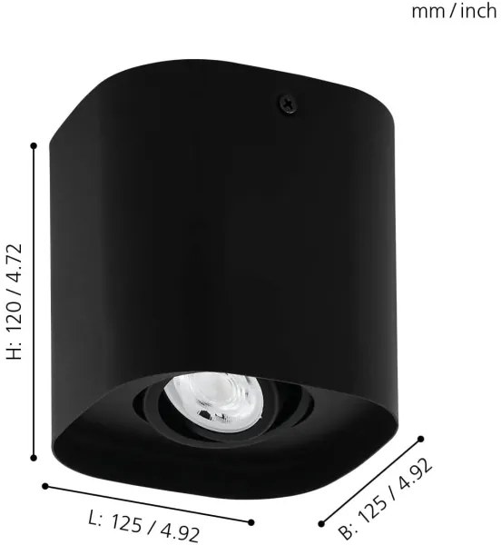 Eglo 99673 - LED RGBW Dimmelhető spotlámpa CAMINALES-Z 1xGU10/5W/230V