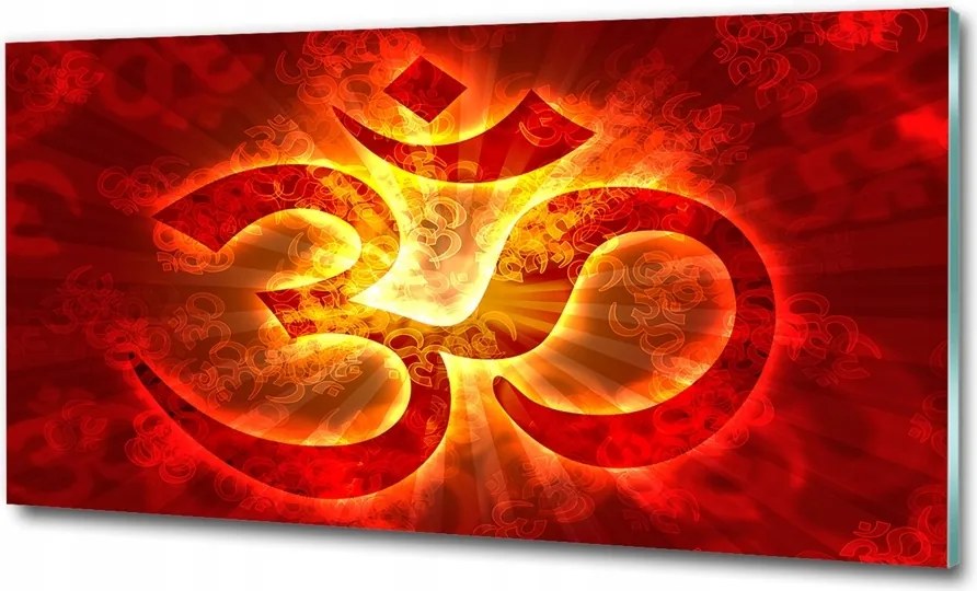 Fotó-kép edzett üveg Fehér füst 100x70