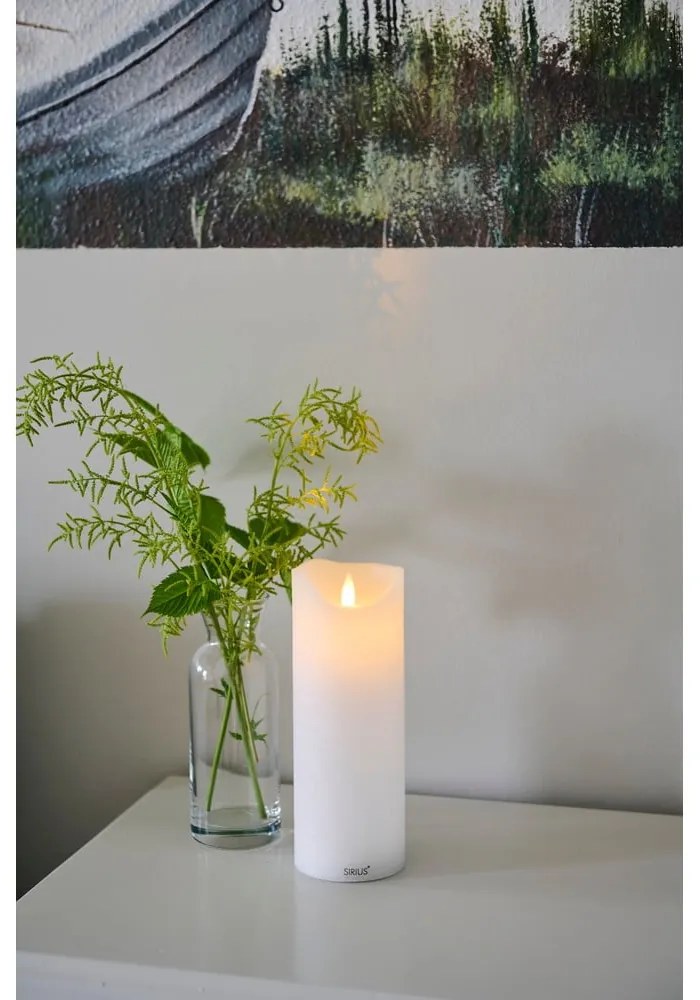 LED gyertya (magasság 20 cm) Sara – Sirius