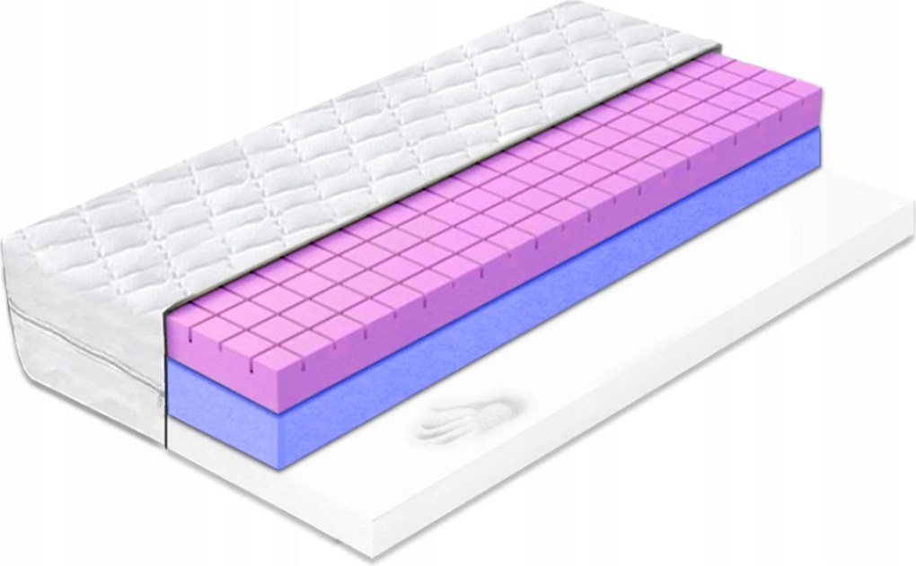 Matrac 80x160 visco memory habszivacs kocka 23cm kemény regeneráló H3