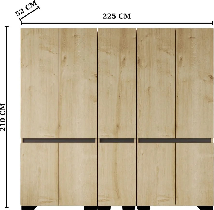 Floransa 225 - Sapphire Oak, Anthracite