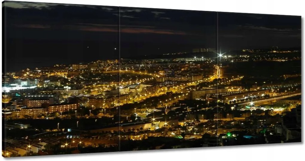 Festmények 120x60 Tájkép éjszakai felvételen