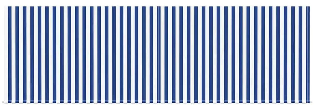 Behúzható napellenző Kék és antracit 400 × 300 cm