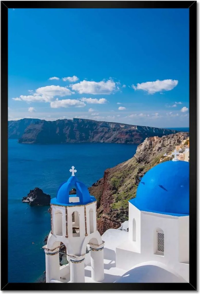 Poszterek keretben 40x60 Santorini