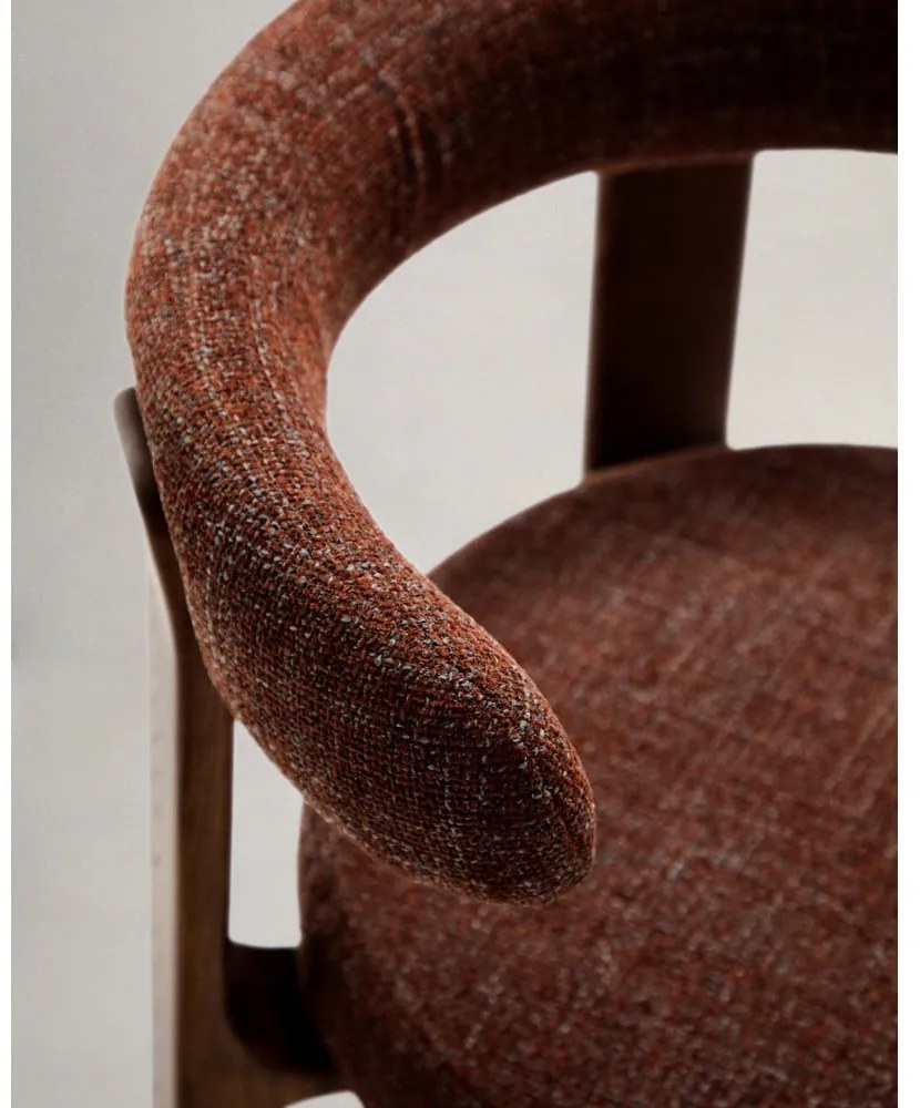 Barna kőrisfa étkezőszék Granite – Kave Home