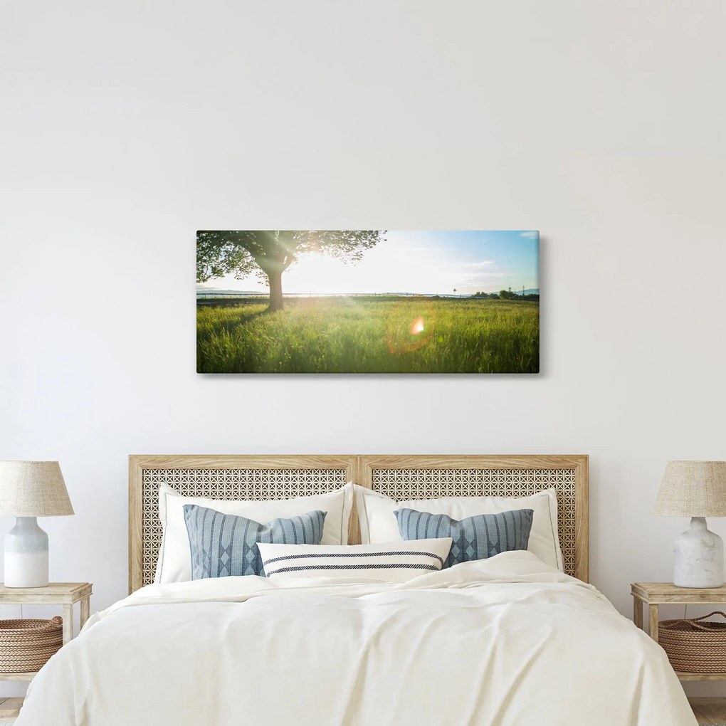 Nyári rét képe (120x50 cm)