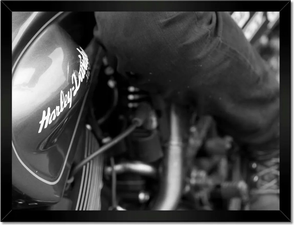 Poszterek keretben 40x30 Harley Davidson Motorkerékpár