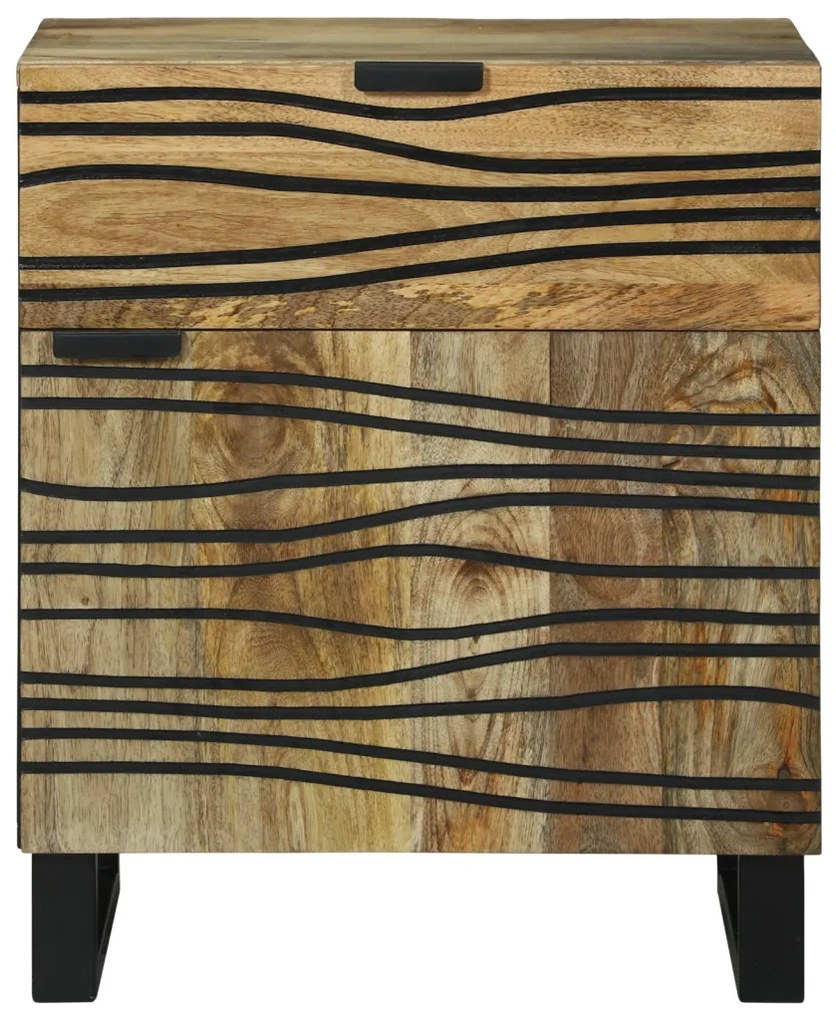 Éjjeli Szekrény 50x33x60 cm – Tömör Mangófából