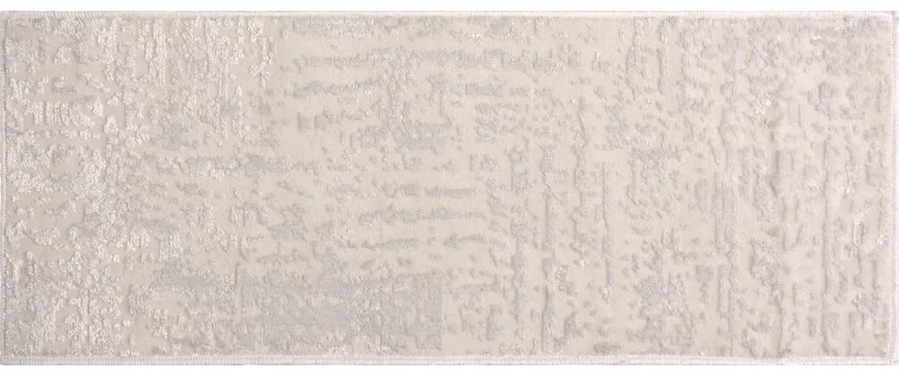 Krémszínű pamut lépcsőszőnyeg szett 16 db-os 25x65 cm Milano Beyaz – Vitaus