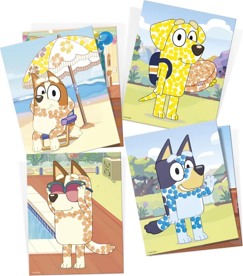 Bluey Cool kreatív szett 2 az 1-ben