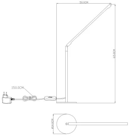 GLOBO 58153 - Asztali LED lámpa ORION LED 48xLED/0,062W