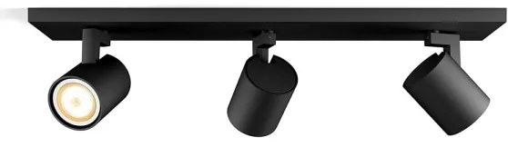 Philips - LED Dimmelhető spotlámpa Hue RUNNER 3xGU10/4,2W/230V + távirányító fekete