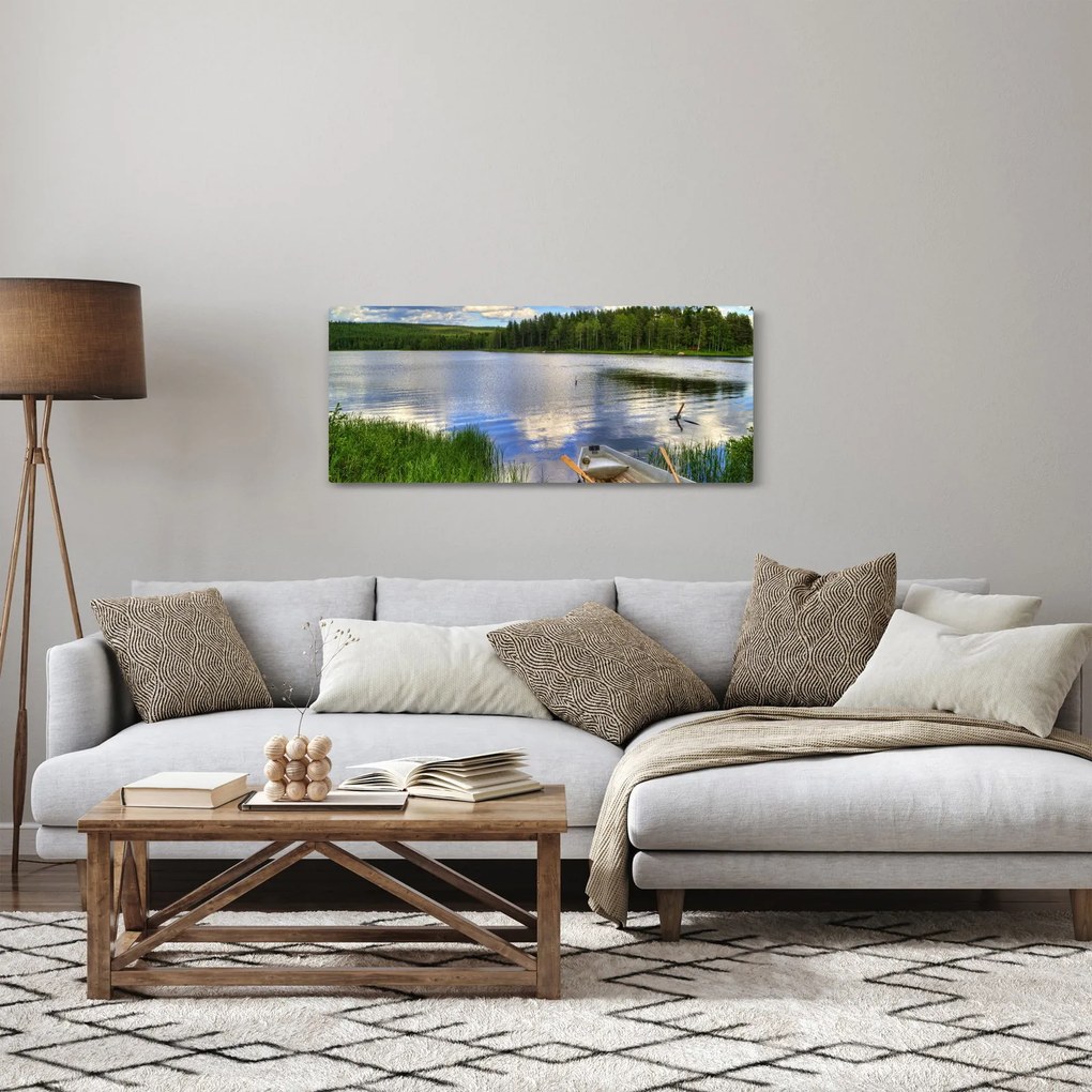 Kép - Festői falu (120x50 cm)