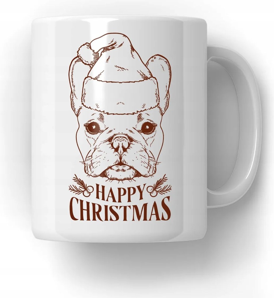 Karácsonyi bögre Bulldog Ajándék Mikulásra