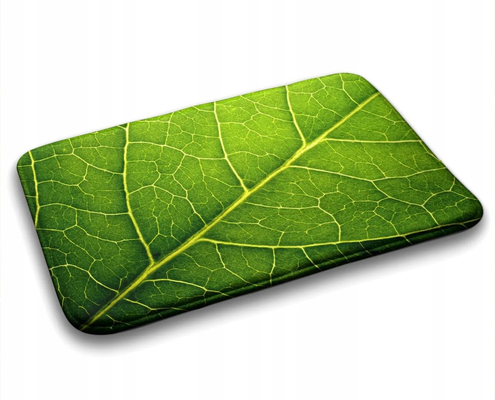 Divatos nedvszívó fürdőszoba szőnyeg loft levél 75x45