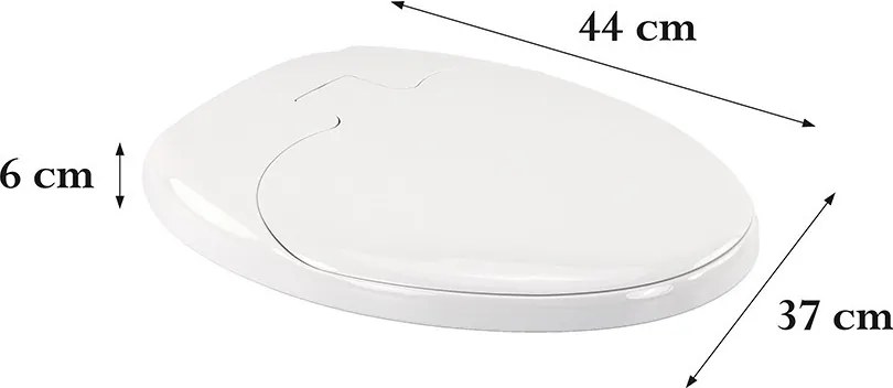 Rion Soft Close 2 az 1-ben WC ülőke szűkítővel műanyag fehér