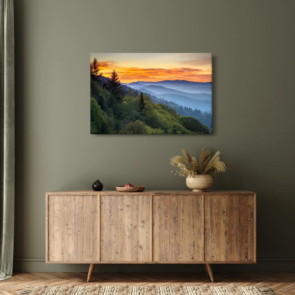 Kep - Vörös hajúak a hegyekben (90x60 cm)