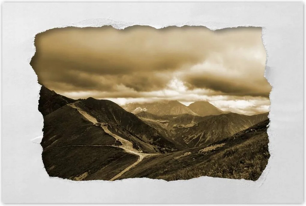 Poszterek 120x80 Tátra Lengyel hegyek Kilátás