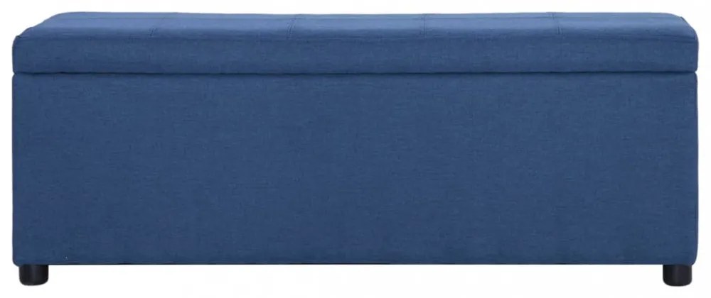 kék poliészter pad tárolórekesszel 116 cm