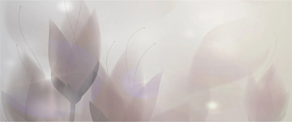 Kép - krókuszok (120x50 cm)