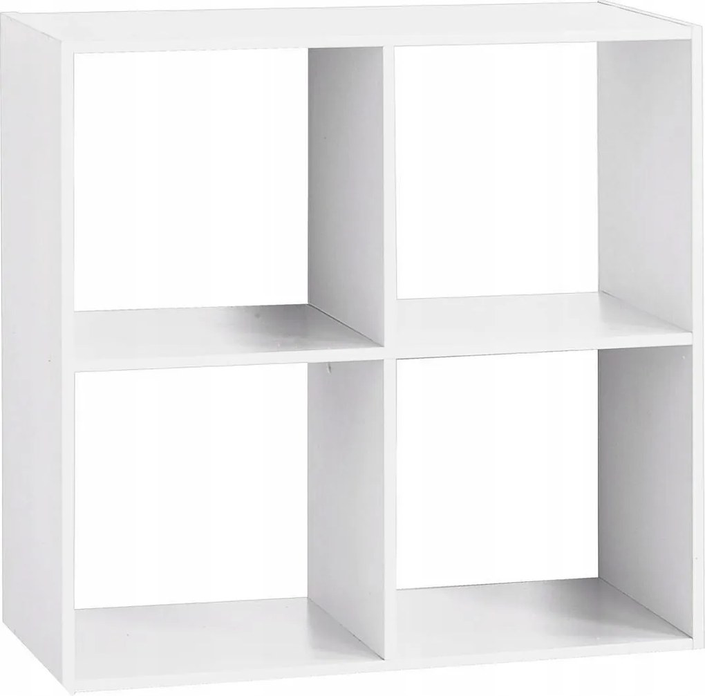 Könyvespolc 4 polccal Kali Fehér