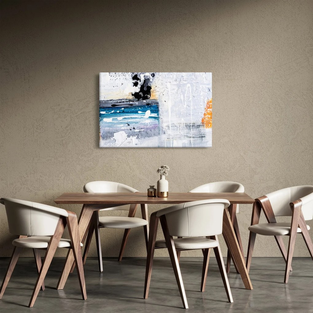 Kép - Absztrakt vonások (90x60 cm)