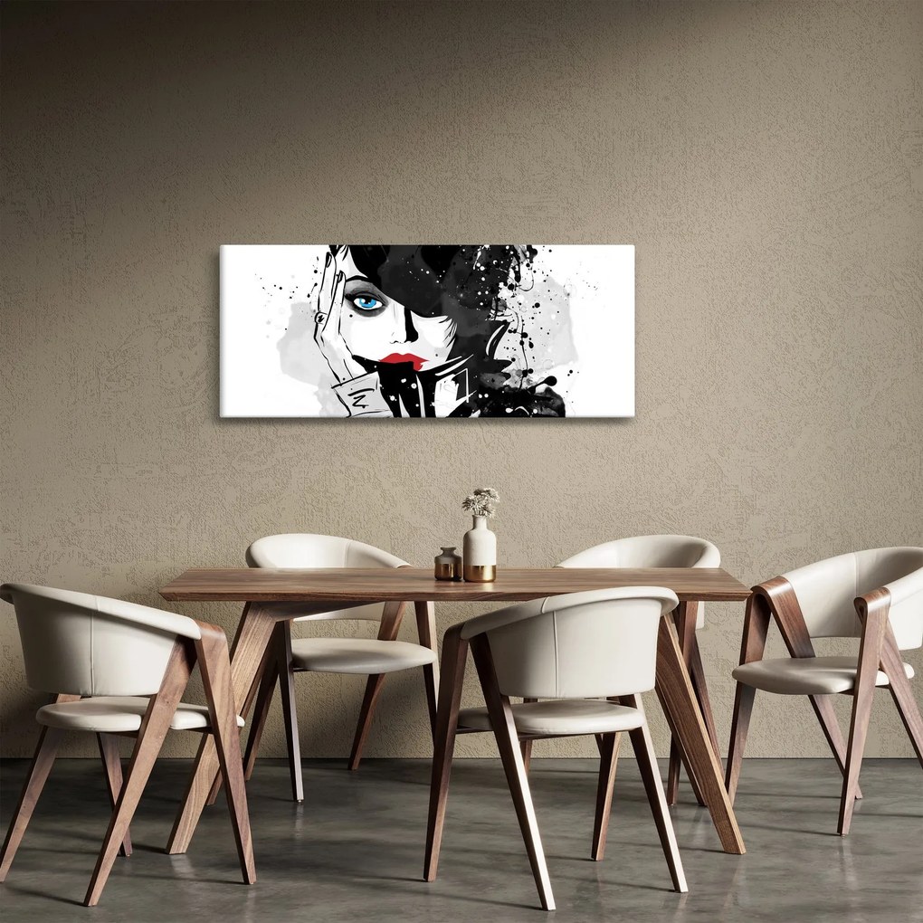 Kép - A titokzatos nő (120x50 cm)