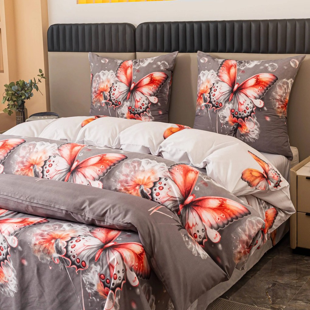 Mikroszálas ágynemű FLARISSE szürke Ágyneműhuzat mérete: 70 x 80 cm | 140 x 200 cm