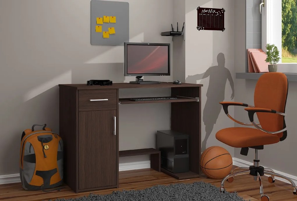 PC asztal Jaloms (wenge). Akció -18%. 1068551