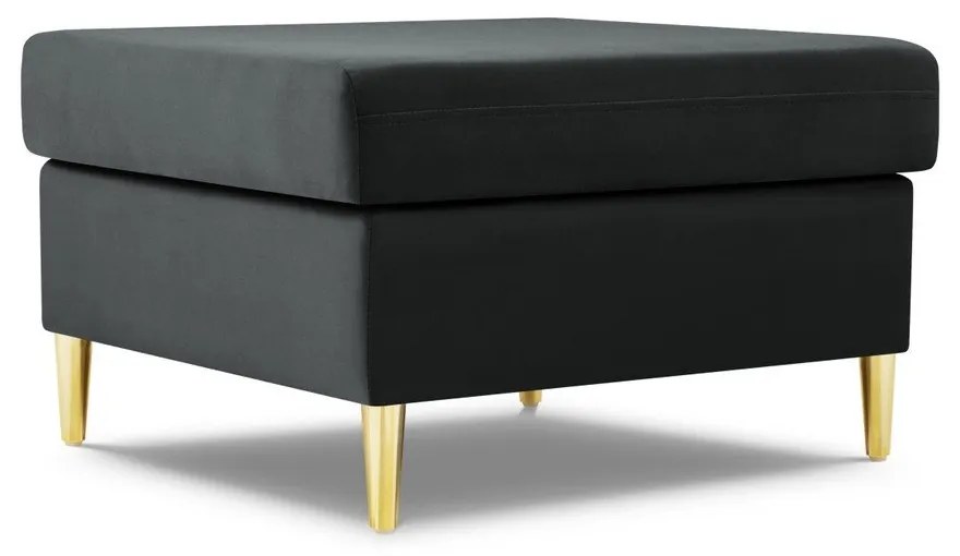 Sötétszürke bársony lábtartó Kyoto – Cosmopolitan Design