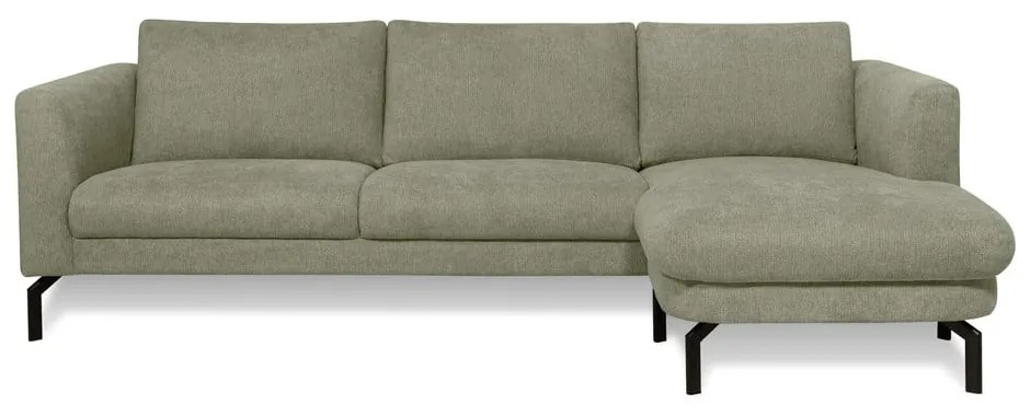 Világoszöld sarokkanapé (jobb oldali) Gomero – Scandic
