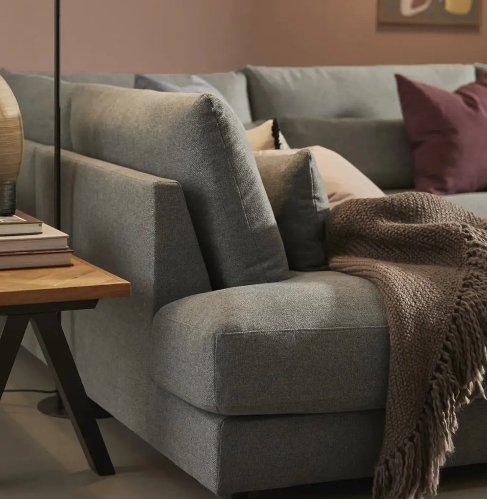 Halmstad 3 személyes sarokkanapé, balos