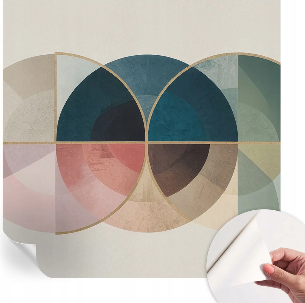 Dekoratív öntapadós fotótapéta Geometrikus elegancia 250x250 cm