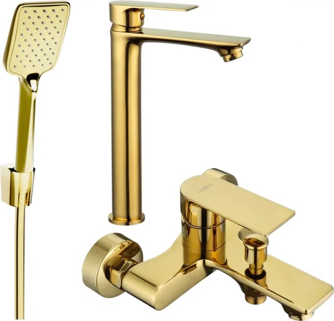 Mexen Royo R62 kád készlet, arany - 72213R62-50