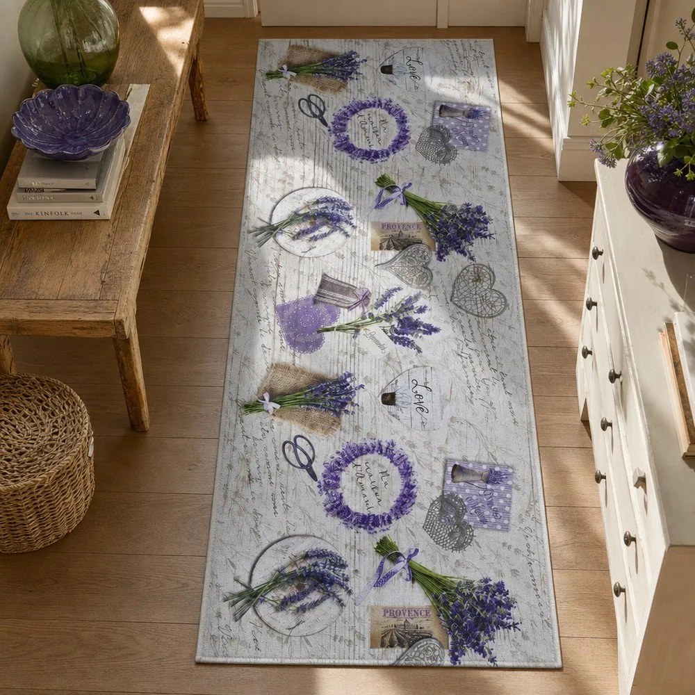 Sprinty Lavender futószőnyeg, 52 x 200 cm - Universal