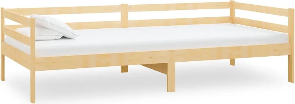 vidaXL tömör fenyőfa kanapéágy 90 x 200 cm