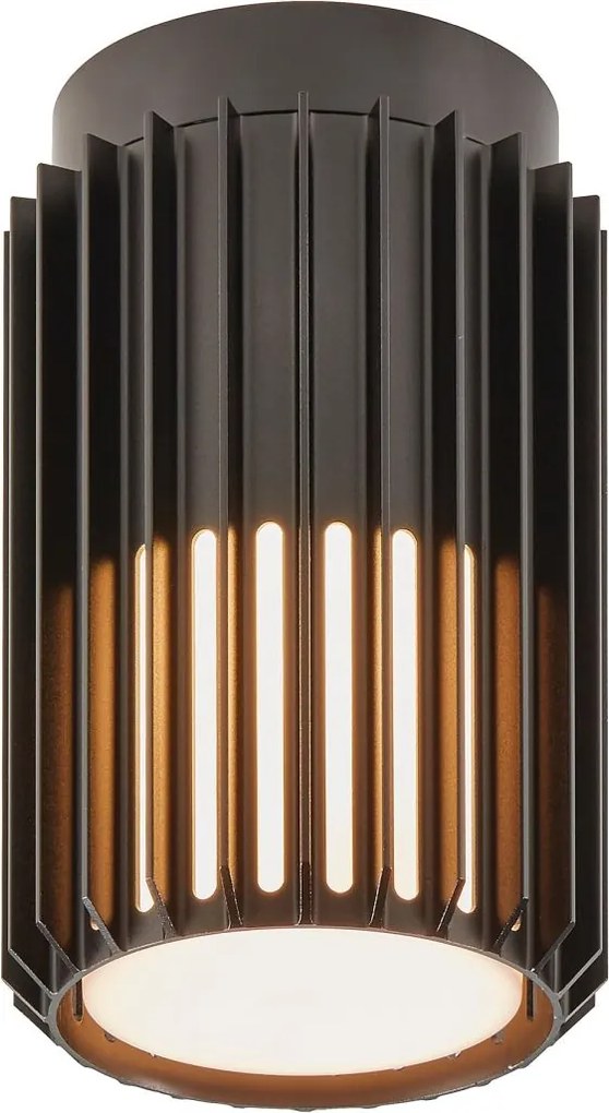 Nordlux modern skandináv kültéri mennyezeti lámpa aludra fekete nor2118006203 IP54