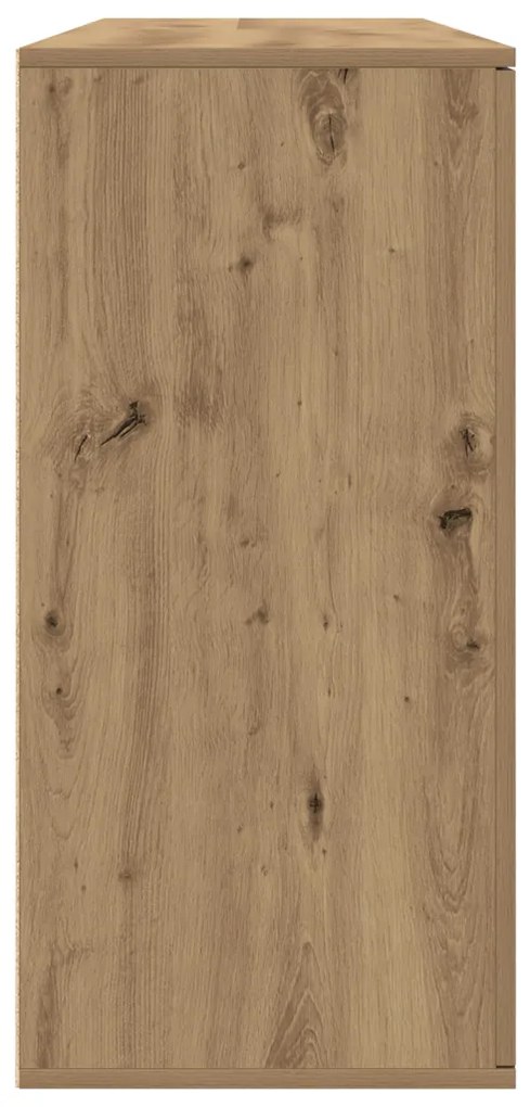 2 db-os oldalpultok, artisztikus tölgy, 79x38x80 cm, mérnöki fa