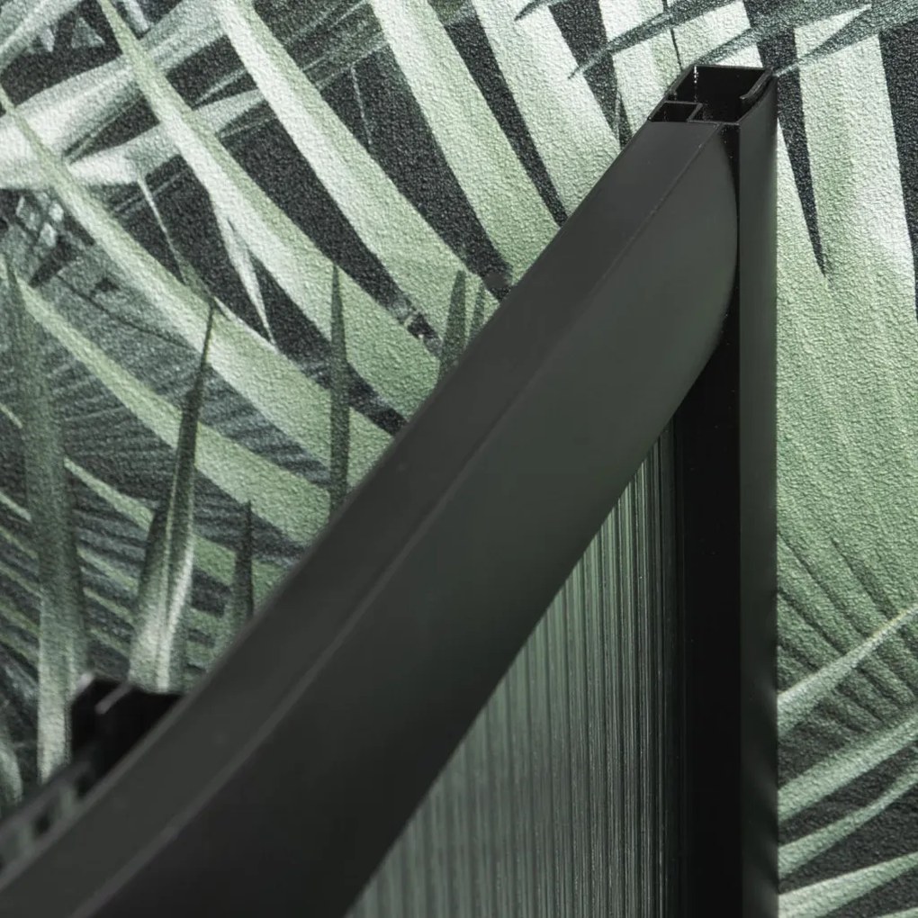 Soho Black 90 íves zuhanykabin XN zuhanytálcával