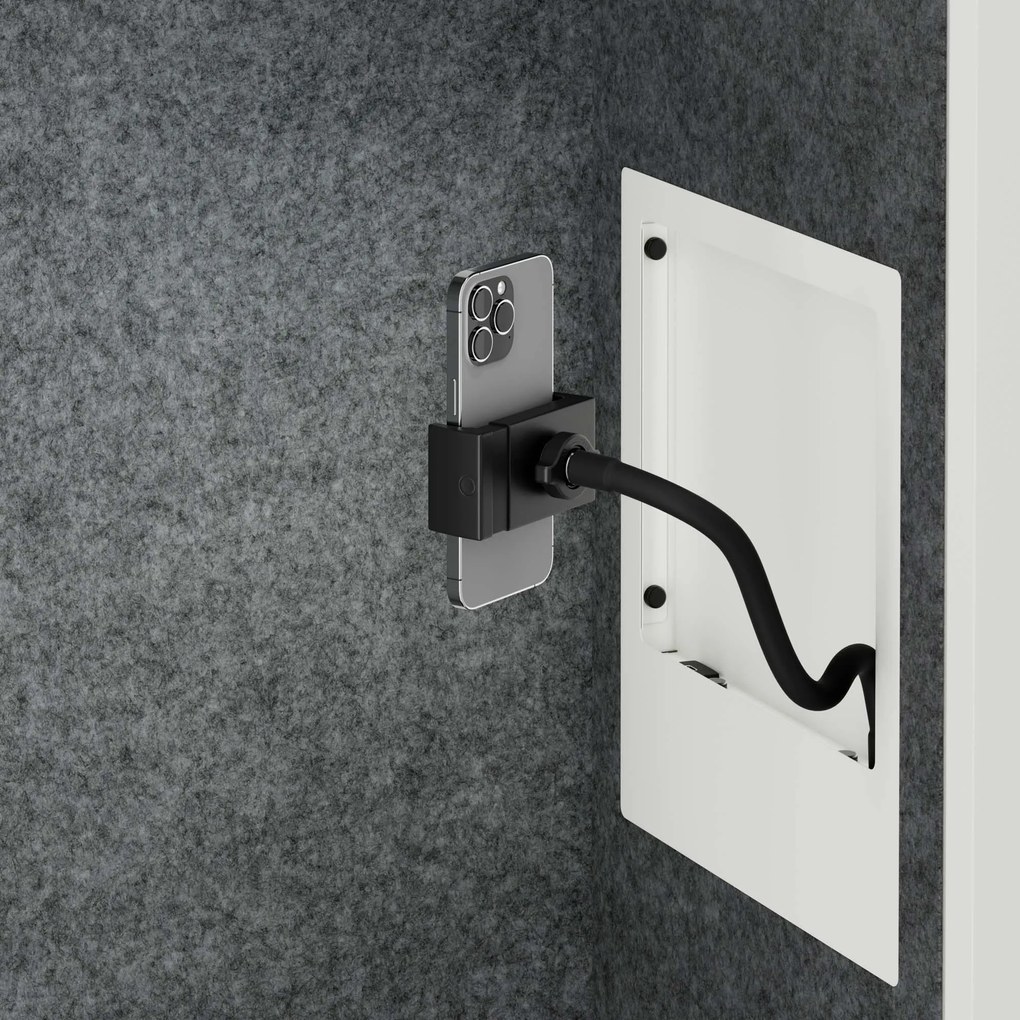 Sally 600mm korpus Biały - siedzisko Szary