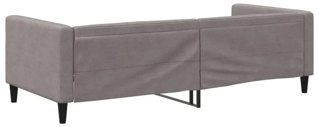 tópszínű szövet kanapéágy 90 x 200 cm