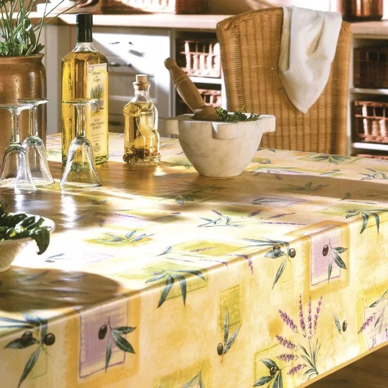 Abrosz Kerti Konyhai Levendula Olíva 160x220 Ovális