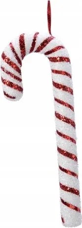 Cukorpálca Nagy Cukorka karácsonyfa medál karácsonyfára 52cm